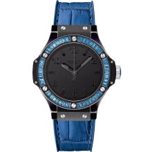 Hublot Big Bang Quartz Black Tutti Frutti 38mm 361.cl.1110.lr.1907 BLUE