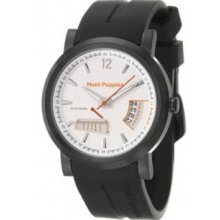 Hush Puppies HP.7067M01.9506 46.00 mm Freestyle Silicon Strap Watch - Silver White-Black
