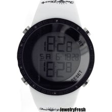 Ice Plus Black and White Digital 0.10ct Diamond Watch