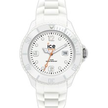 ICE Watch 'Ice-Forever' Silicone Bracelet Watch, 48mm White