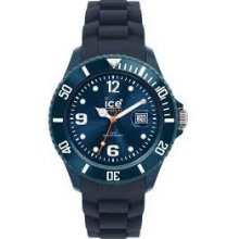 Ice-watch Unisex Sili Plastic Watch Deep Blue Swdbbs11