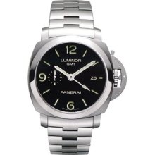 In Box Pam 329 Panerai Luminor 1950 3 Days Gmt Automatic Mens Watch Pam00329