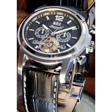 Ingersoll 1822BKIN Skeleton Big Date Automatic Limited Edition