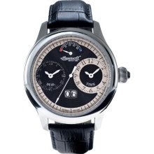 Ingersoll Automatic Men's Watch In3604bk With Black Leather Strap