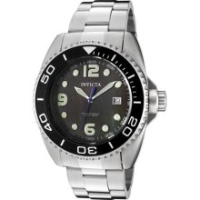 Invicta 0480 Men's Pro Diver Stainless Steel Black Dial Watch ...