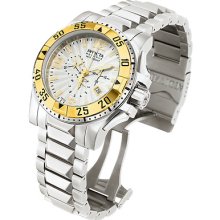 Invicta 10892 Men's Excursion Stainless Steel Band Silver Dial Watch