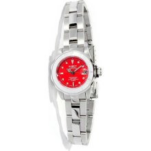 Invicta 12518 Women's Pro Diver Red Sunray Dial Stainless Steel D ...