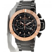 Invicta 12718 Subaqua Black Rose Gold Dial