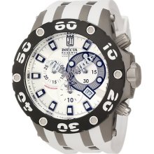 Invicta 12947 Men's Watch Specialty Resrve Jt Silver Dial Quartz Chron White