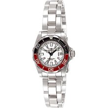 Invicta 7062 Prodiver Lady Stainless Steel White Quartz 3hnd Stainless Steel