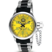 Invicta 7242 Mens Russian Diver Yellow Dial Watch
