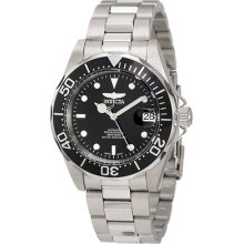 Invicta 8926 Watch Pro Diver Mako Ss Band&body Black Dial Automatic 3 Hands
