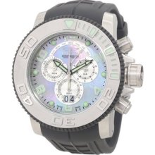 Invicta Men's 0861 Sea Hunter Pro Diver Chronograph Platinum Mop Dial Watch