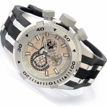 Invicta Men's 0981 Reserve Chronograph Grey Dial Black Polyurethane Wa