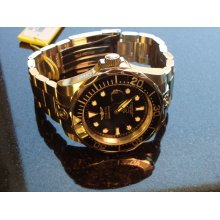 Invicta Mens Automatic Grand Pro Diver 1000 Ft 21 Jewels Black Dial List $545