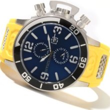 Invicta Men's Corduba Quartz GMT Stainless Steel Polyurethane Strap Watch