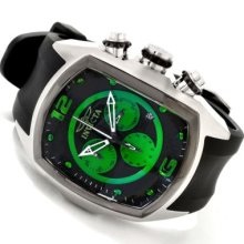Invicta Men's Lupah Revolution Quartz Chronograph Stainless Steel Case Polyurethane Strap Watch