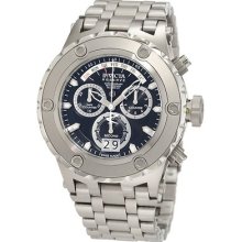 Invicta Men's Reserve Chronograph Black Dial Stainless Steel Watch 1566