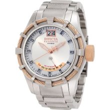Invicta Men's Reserve Retrograde Silver Dial Stainless Steel Watch 1579