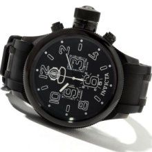 Invicta Men's Russian Diver Quartz Chronograph Stainless Steel Polyurethane Strap Watch