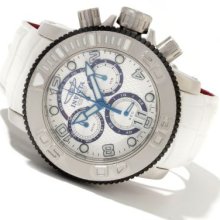 Invicta Men's Sea Hunter Swiss Made Quartz Chronograph Leather Strap Watch