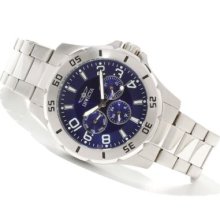 Invicta Men's Specialty Quartz Stainless Steel Bracelet Watch w/ 3-slot Collector's Box