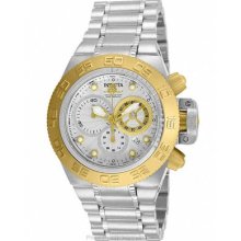 Invicta Mens Subaqua/Noma IV Chronograph Silver Textured INVICTA-10145