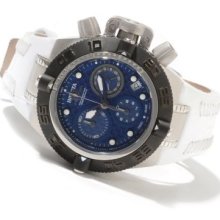 Invicta Mid-Size Subaqua Noma IV Swiss Made Quartz Chronograph Leather Strap Watch