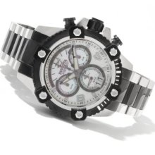 Invicta Reserve Men's Arsenal Swiss Made Quartz Chronograph Mother-of Pearl Dial Bracelet Watch