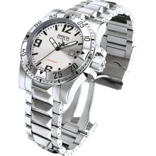 Invicta Reserve Quartz Mens Silver Dial Watch 5674