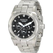 Invicta Speedway Chrono Black Textured Dial Stainless Steel Watch 10632