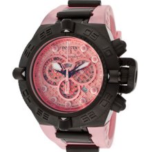 Invicta Watches Men's Subaqua Noma IV Chronograph Pink Textured Dial P