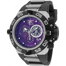 Invicta Watches Men's Subaqua/Noma IV Chronograph Purple Dial Black Po