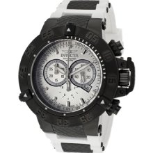 Invicta Watches Men's Subaqua Noma III Chronograph Silver Dial White P