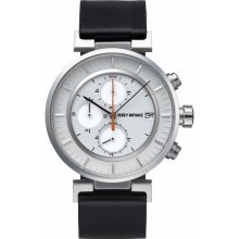 Issey Miyake Watch - 'W' - Leather - Black/Grey