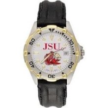 Jacksonville State Gamecocks All Star Mens Leather Strap Watch