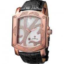 JBW Just Bling Iced Out Men's JB-6102-J Iconix Rose Gold Designer Dial Diamond Watch