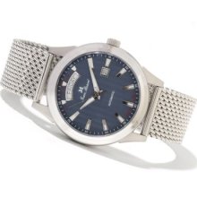 Jean Marcel Men's Astrum Limited Edition Swiss Made Automatic Stainless Steel Bracelet Watch