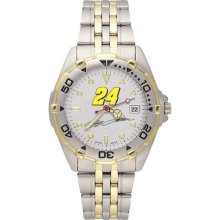 Jimmie Johnson All Star Mens Stainless Steel Bracelet Watch