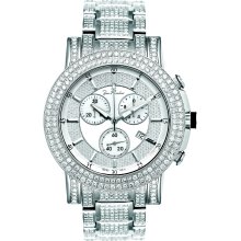 Joe Rodeo Trooper 14.50ct Diamond Steel Men's Watch JTRO5