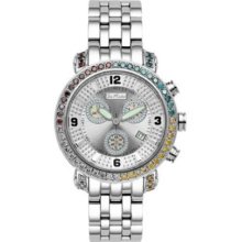 Joe Rodeo Watches: Yellow Blue Red Diamond Watch 3.50