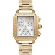 Joe Rodeo Women's Jrmd31 Madison 2.0ct Diamond Steel Chronograph Quartz Watch