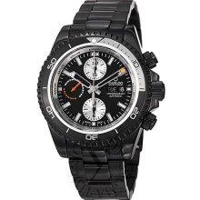 Kadloo Mens Windward Black Dial Black Stainless Steel Watch 87430bk