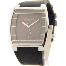Kc1796 Mens Kenneth Cole Date Black Rubber Casual Watch