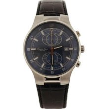Kenneth Cole Mens Chronograph Blue Dial Watch Kc1538