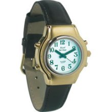 Ladies Bi-color Royal Tel-time Talking Watch With Whi