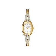 Ladies Caravelle by Bulova Yellow and Crystal Watch
