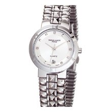 Ladies Charles Hubert Stainless Steel Silver White Dial Watch