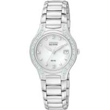 Ladies' Citizen Eco-Drive Modena Watch with Silver Dial (Model: EW0970-51B) citizen