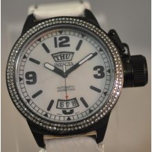 Ladies Invicta 3977 Lady Corduba Automatic Diamond White Leather Watch